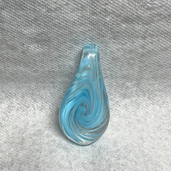 Blue Glass Pendant - Picture 1 of 3